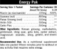 Energy Pak 30 Packs