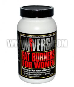 universal Fat Burners for Women 120 Tabs.
