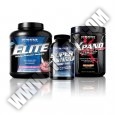 ПРОМО СТАК Dymatize Elite Whey Protein 5lbs. + Dymatize Super Amino 4800 450 + Dymatize Xpand Xtreme Pump