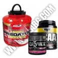 PROMO STACK Amix Predator Protein 2kg / Primaforce BCAA 2:1:1 Instantized 90 Serv. / MRI Black Powder Ultra