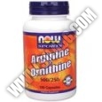 NOW Arginine/Ornithine 100caps