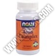NOW Iron Complex (Комплекс желязо) 100tabs.