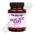 TWINLAB Folic Acid 800mcg. / 100 Caps.