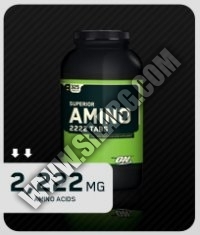 OPTIMUM NUTRITION AMINO ACIDS SUPERIOR AMINO 2222 mg. - 325tbs.