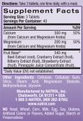 Calcium with Magnesium 120 Tabs.