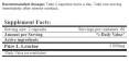 L-Leucine PURE 1000mg. / 120 Caps.