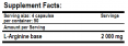 Arginine / 120 Caps
