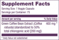ResVitále™ Green Coffee Bean Extract 400mg. / 75 Vcaps.