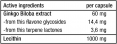 Ginkgo Biloba with Lecithin 90 Caps.