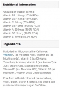 Daily Vitamins / 60 Tabs