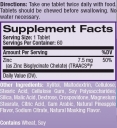 Zinc High Absorption / 60 chew tabs.