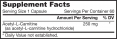 Acetyl L-Carnitine 250mg. / 60 Caps.