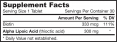 Alpha Lipoic Sustain + Biotin 300mg. / 30 Tabs.