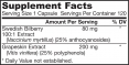 Bilberry + Grapeskin Polyphenols 280mg. / 120 Caps.