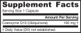 Co-Q10 (Ubiquinone) 100mg / 60 Caps.