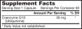 Co-Q10 (Ubiquinone) 30mg / 60 Caps.