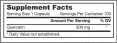 Quercetin 500mg. / 100 Vcaps.