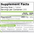 Magnesium Citrate 200mg / 200 Tabs.