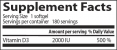 Vitamin D3 2000IU / 180 Softgels