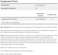 L-Arginine 500 mg / 100 Vcaps
