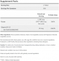 Folic Acid /800mcg./ + B-12 /25mcg./ 250 Tabs.