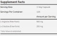 Arginine 500mg & Citrulline 250mg / 120 Vcaps