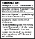 Tribulus 300mg / 40 Caps.