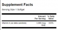 Beta-Carotene (Vitamin A) 10000IU / 250 Soft.