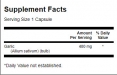 Full Spectrum Garlic 400mg. / 60 Caps
