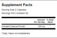 Activated Charcoal 260mg. / 120 Caps
