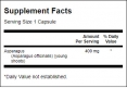 Full Spectrum Asparagus Young Shoots 400mg. / 60 Caps