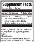 Vitamin E Mixed Tocopherols 400 IU / 100 Softgels
