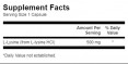 Free-Form L-Lysine 500mg. / 300 Caps