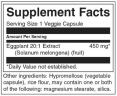 Eggplant Extract 450 mg / 30 Vcaps