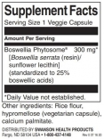 Boswellia Phytosome - Standardized 300 mg / 60 Vcaps