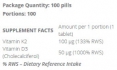 Vitamin D3+K2 / 200 Tabs
