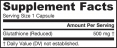Glutathione Reduced 500mg. / 60 Vcaps