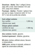 Lecithin 1200 mg / 100 Softgels