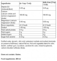 Calcium & Vitamin D3 Liquid / 480 ml