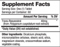 Resveratrol 40 mg / 60 Caps