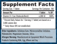 Vitamin D3 / 4000 IU / 100 Tabs