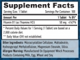 Vitamin B-1 /Thiamine/ 50 mg / 100 Tabs