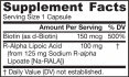 R-Alpha Lipoic Acid + Biotin / 60 Vcaps