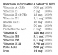 Gold - Vit Complex + Iron / 20 Effervescent Tabs