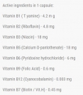 Vitamin B-complex + Folic Acid / 30 Caps