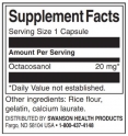 Octacosanol - Maximum Strength 20 mg / 30 Caps