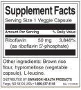 R-5-P Riboflavin-5-Phosphate 50 mg / 60 Vcaps