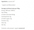Organic Coconut Oil Extra Virgin / 100 ml