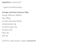 Organic Coconut Oil Extra Virgin / 1 L