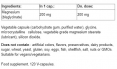 Magnesium Bisglycinate 200 mg / 120 Vcaps